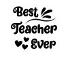 best-teacher-ever-svg-quote-design